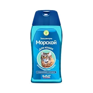 Морской зоошампунь для кошек: описание, применение, купить по цене производителя